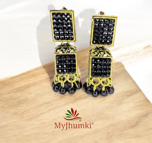 Oxidised Jhumka Earring For Women